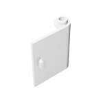 Door 1 x 3 x 3 Right - Open Between Top and Bottom Hinge #60657 - 1-White