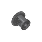 Technic Gear Differential with Inner Tabs and Closed Center, 28 Bevel Teeth #62821 - 199-Dark Bluish Gray