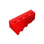 Wedge Sloped 45 4 x 2 Right #43720 - 21-Red