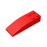 Slope Curved 6 x 2 #44126 - 21-Red