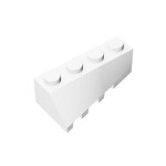 Wedge Sloped 45 4 x 2 Right #43720 - 1-White