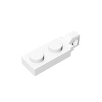 Plate 1 x 2 W/Stub Vertical/End #44301 - 1-White