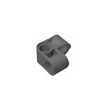 Technic Pin Connector Perpendicular 2 x 2 Bent #44809 - 199-Dark Bluish Gray