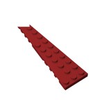 Wedge Plate 12 x 3 Right #47398 - 154-Dark Red