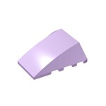 Wedge Curved 4 x 4 No Top Studs #47753 - 325-Lavender