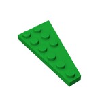 Wedge Plate 6 x 3 Left #54384 - 28-Green