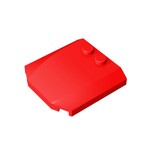 Slope Curved 4 x 4 x 2/3 Triple Curved with 2 Studs #45677 - 21-Red