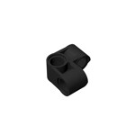 Technic Pin Connector Perpendicular 2 x 2 Bent #44809 - 26-Black