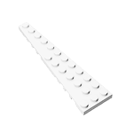 Wedge Plate 12 x 3 Left #47397 - 1-White