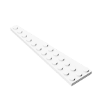 Wedge Plate 12 x 3 Right #47398 - 1-White