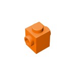 Brick Special 1 x 1 with Studs on 2 Sides #47905 - 106-Orange