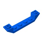 Slope Inverted 45 6 x 1 Double with 1 x 4 Cutout #52501 - 23-Blue
