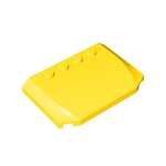 Slope Curved 4 x 6 x 2/3 Triple Curved with 4 Studs #52031 - 24-Yellow