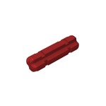 Technic Axle 2 Notched #32062 - 154-Dark Red