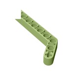 Technic Beam 1 x 9 Bent (7 - 3) Thick #32271 - 330-Olive Green