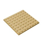 Plate 8 x 8 #41539 - 5-Tan