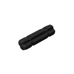 Technic Axle 2 Notched #32062 - 26-Black