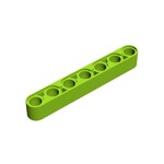 Technic Beam 1 x 7 Thick #32524 - 119-Lime