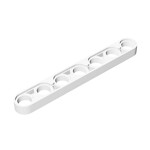 Technic Beam 1 x 7 Thin #32065 - 1-White