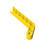 Technic Beam 1 x 9 Bent (7 - 3) Thick #32271 - 24-Yellow