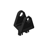 Technic, Steering Arm with Pins #32069 - 26-Black