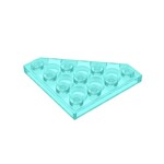 Wedge Plate 4 x 4 Cut Corner #30503 - 42-Trans-Light Blue