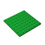 Plate 8 x 8 #41539 - 28-Green