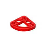 Technic Beam 3 x 3 L-Shape with Quarter Ellipse Thin #32249 - 21-Red