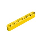 Technic Beam 1 x 7 Thick #32524 - 24-Yellow