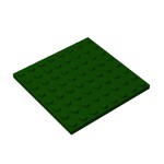 Plate 8 x 8 #41539 - 141-Dark Green