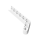 Technic Beam 1 x 9 Bent (7 - 3) Thick #32271 - 1-White