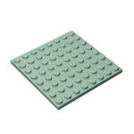 Plate 8 x 8 #41539 - 151-Sand Green