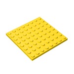 Plate 8 x 8 #41539 - 24-Yellow