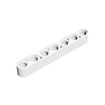 Technic Beam 1 x 7 Thick #32524 - 1-White