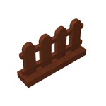 Picket Fence 1 x 4 x 2 #33303 - 192-Reddish Brown