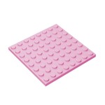 Plate 8 x 8 #41539 - 222-Bright Pink