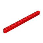 Technic 1 x 13 Beam #41239 - 21-Red