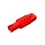 Hinge Cylinder 1 x 3 Locking with 1 Finger and Technic Friction Pin #41532 - 21-Red