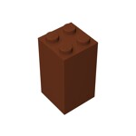 Brick 2 x 2 x 3 #30145 - 192-Reddish Brown