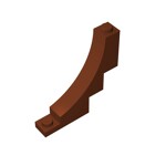 Brick Arch 1 x 5 x 4 Inverted #30099 - 192-Reddish Brown