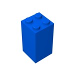 Brick 2 x 2 x 3 #30145 - 23-Blue