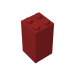 Brick 2 x 2 x 3 #30145 - 154-Dark Red