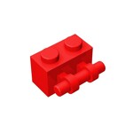 Brick Special 1 x 2 with Handle #30236 - 21-Red