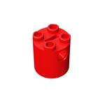 Brick Round 2 x 2 x 2 Robot Body #30361 - 21-Red