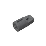 Hinge Cylinder 1 x 2 Locking with 1 Finger and Axle Hole On Ends #30552 - 199-Dark Bluish Gray