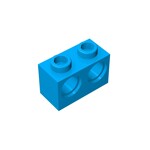 Technic, Brick 1 x 2 with Holes #32000 - 321-Dark Azure