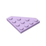 Wedge Plate 4 x 4 Cut Corner #30503 - 325-Lavender