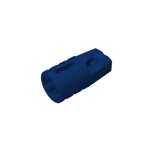 Hinge Cylinder 1 x 2 Locking with 1 Finger and Axle Hole On Ends #30552 - 140-Dark Blue