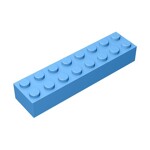 Brick 2 x 8 #93888 - 102-Medium Blue