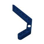 Technic Beam 1 x 11.5 Double Bent Thick #32009 - 140-Dark Blue